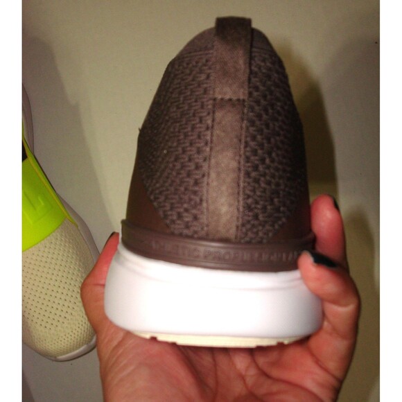 New NIB APL Mens 10 Womens 11 11.5 Brown Highlight Yellow Neon Slipon Bliss Tech - Picture 5 of 7